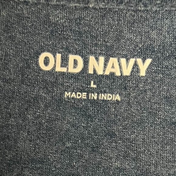 Old Navy Blue Men's Polo Shirt L - Picture 3 of 4